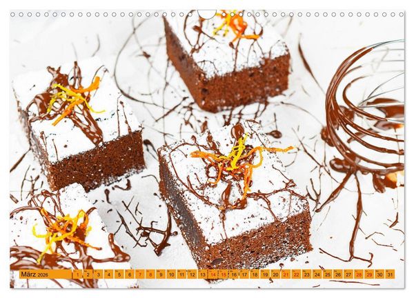 Produktbild: DESSERTVARIATIONEN (Wandkalender 2026 DIN A3 quer), CALVENDO Monatskalender
