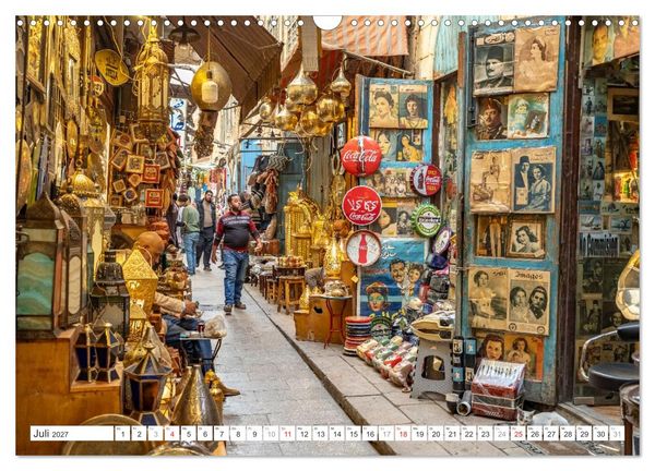 Produktbild: &Auml;gypten - Kairo + Gizeh (Wandkalender 2027 DIN A3 quer), CALVENDO Monatskalender
