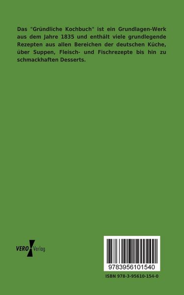 Produktbild: Gr&uuml;ndliches Kochbuch