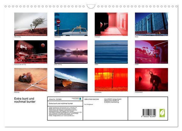 Produktbild: Extra bunt und nochmal bunter (Wandkalender 2027 DIN A3 quer), CALVENDO Monatskalender