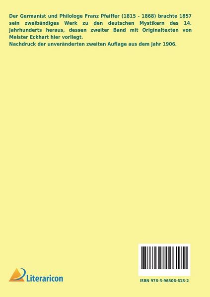Produktbild: Deutsche Mystiker des vierzehnten Jahrhunderts