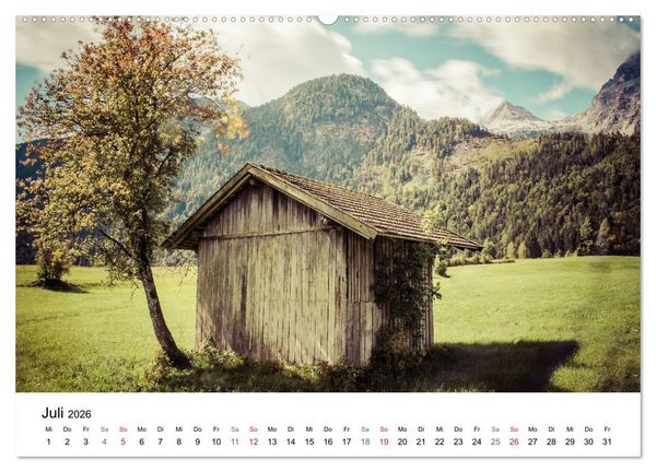 Produktbild: Salzburger Saalachtal - unterwegs im Pinzgau (Wandkalender 2026 DIN A2 quer), CALVENDO Monatskalender