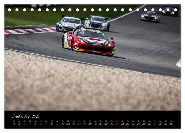 Produktbild: EMOTIONS ON THE GRID - Blancpain Endurance Series N&uuml;rburgring (Tischkalender 2026 DIN A5 quer), CALVENDO Monatskalender