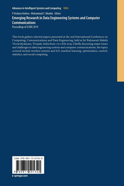 Produktbild: Emerging Research in Data Engineering Systems and Computer Communications