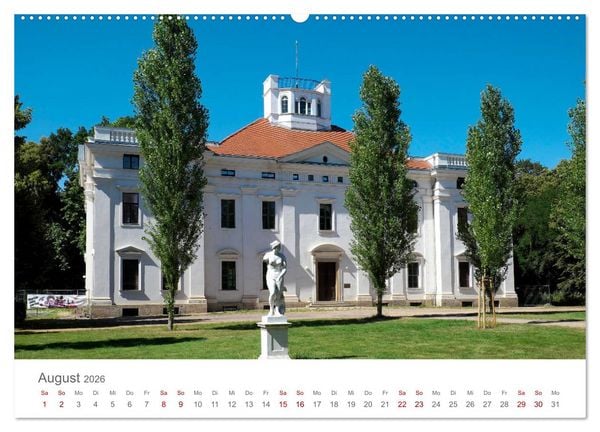 Produktbild: Dessau Design und ein sch&ouml;ner Park (Wandkalender 2026 DIN A2 quer), CALVENDO Monatskalender