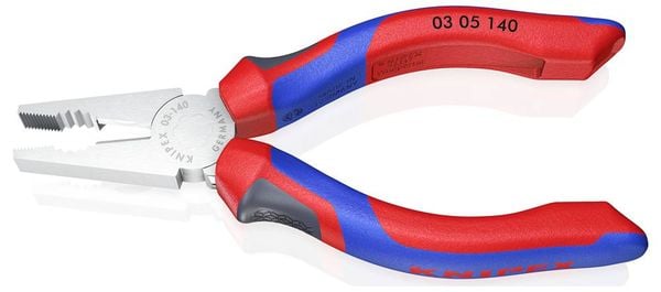 Produktbild: Knipex 03 05 140 Werkstatt Kombizange 140mm DIN ISO 5746
