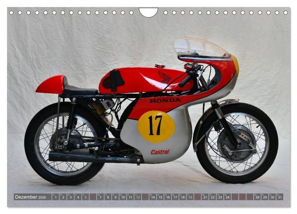 Produktbild: Honda CB 72 (Wandkalender 2026 DIN A4 quer), CALVENDO Monatskalender