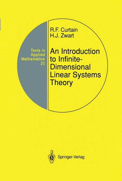 Produktbild: An Introduction to Infinite-Dimensional Linear Systems Theory