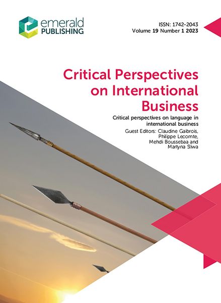 Produktbild: Critical perspectives on the management of multilingualism in IB