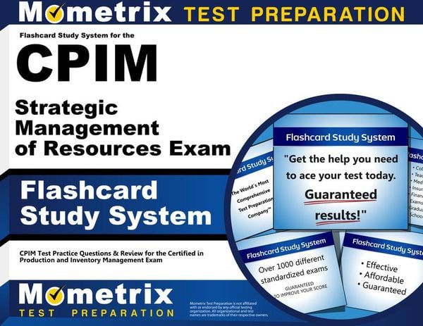 Produktbild: Flashcard Study System for the Cpim Strategic Management of Resources Exam
