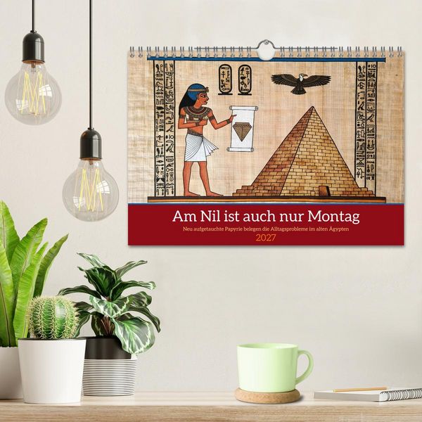 Produktbild: Am Nil ist auch nur Montag (Wandkalender 2027 DIN A4 quer), CALVENDO Monatskalender