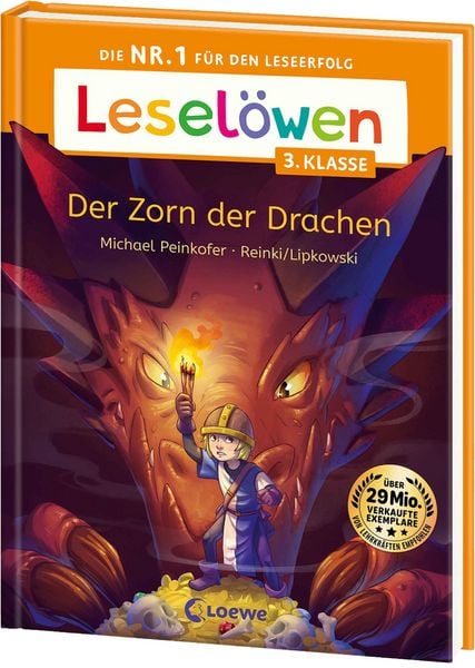 Produktbild: Lesel&ouml;wen 3. Klasse - Der Zorn der Drachen