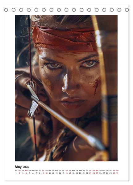 Produktbild: The Timeless Art of Archery (Desk Calendar 2026 DIN A5 portrait), CALVENDO 12 Month DeskCalendar
