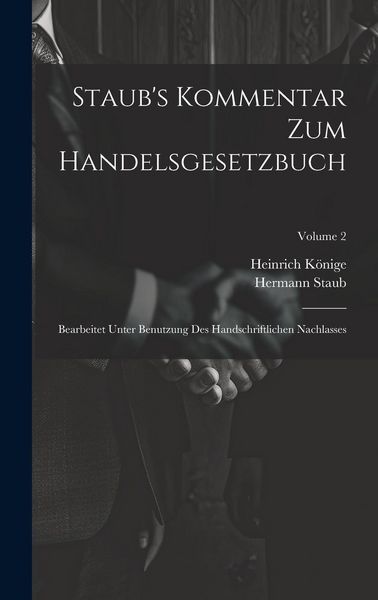 Produktbild: Staub's Kommentar Zum Handelsgesetzbuch