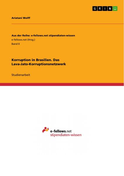 Produktbild: Korruption in Brasilien. Das Lava-Jato-Korruptionsnetzwerk
