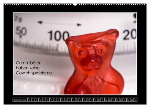 Produktbild: Wissenswertes aus der Welt der Gummib&auml;ren (hochwertiger Premium Wandkalender 2026 DIN A2 quer), Kunstdruck in Hochglanz