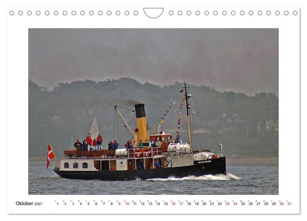 Produktbild: Rauchfahnen &uuml;ber der Ostsee - Schiffe unter Dampf (Wandkalender 2027 DIN A4 quer), CALVENDO Monatskalender