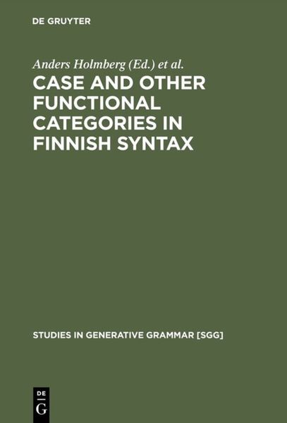 Produktbild: Case and Other Functional Categories in Finnish Syntax