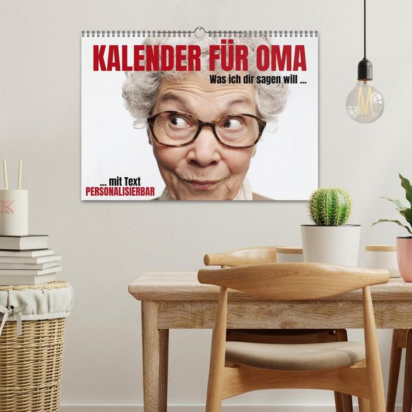 Produktbild: Kalender f&uuml;r Oma - Was ich dir sagen will (Wandkalender 2026 DIN A3 quer), CALVENDO Monatskalender