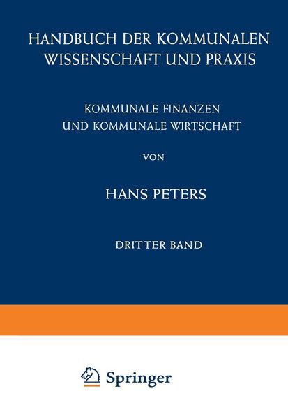 Produktbild: Kommunale Finanzen und Kommunale Wirtschaft