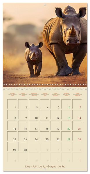 Produktbild: Let's go on Safari - Animal babies in Africa (Wall Calendar 2026 12 &times; 12 Inch) CALVENDO 12 Month Wall Calendar