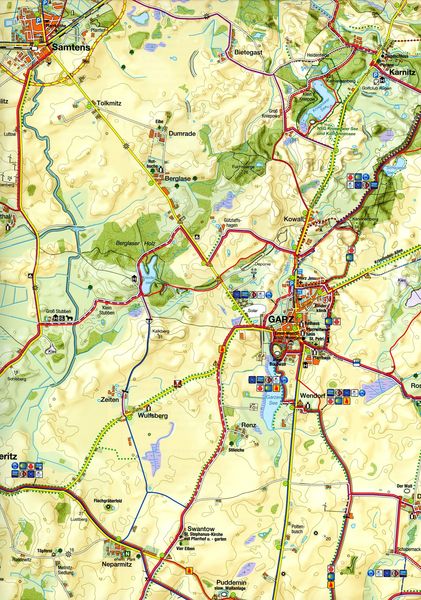 Produktbild: Rad- und Wanderkarte Altef&auml;hr, Zudar