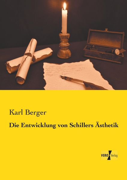 Produktbild: Die Entwicklung von Schillers &Auml;sthetik