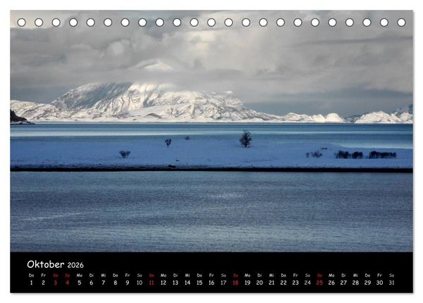 Produktbild: Norwegen (Tischkalender 2026 DIN A5 quer), CALVENDO Monatskalender