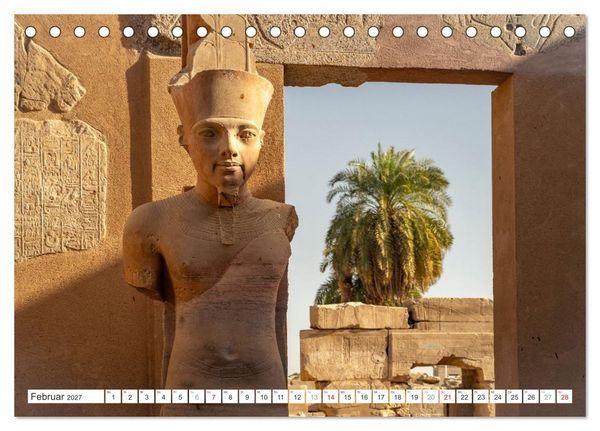 Produktbild: &Auml;gypten - Karnak, die thebanische Nekropole und Luxor (Tischkalender 2027 DIN A5 quer), CALVENDO Monatskalender