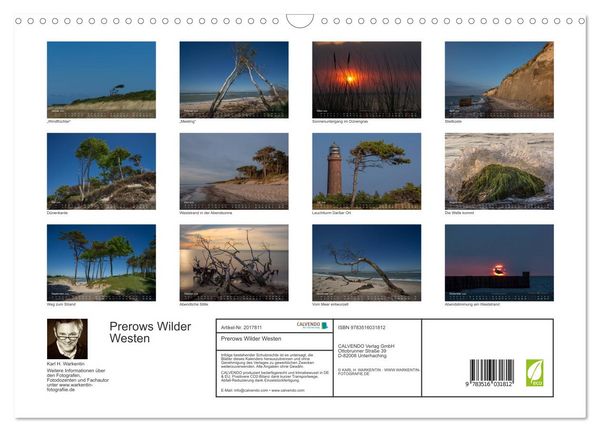 Produktbild: Prerows Wilder Westen (Wandkalender 2026 DIN A3 quer), CALVENDO Monatskalender