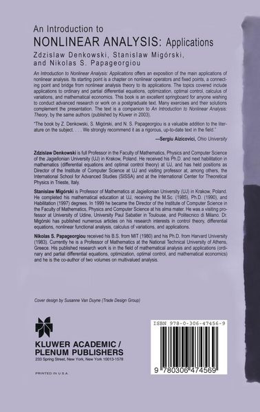 Produktbild: An Introduction to Nonlinear Analysis: Applications