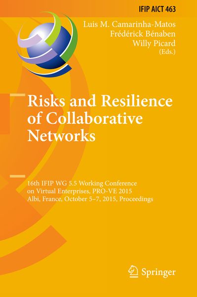 Produktbild: Risks and Resilience of Collaborative Networks