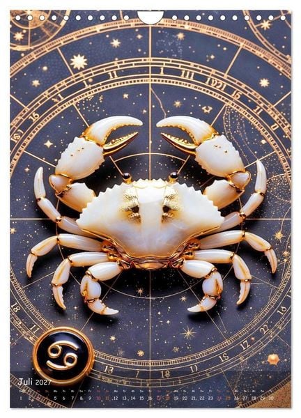 Produktbild: Zodiac Cosmos (Wandkalender 2027 DIN A4 hoch), CALVENDO Monatskalender