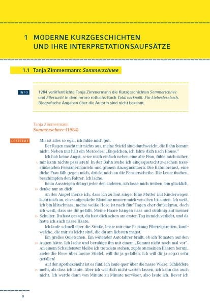 Produktbild: Moderne Kurzgeschichten interpretiert