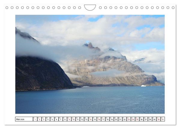 Produktbild: Gr&ouml;nland - eisige Landschaften im Prins Christian Sund (Wandkalender 2026 DIN A4 quer), CALVENDO Monatskalender