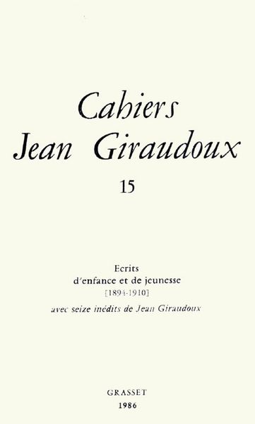 Produktbild: Cahiers num&eacute;ro 15