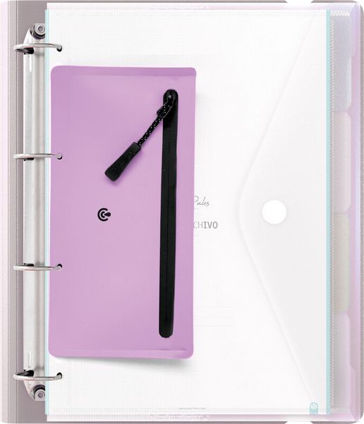 Produktbild: Reissverschlusstasche violett
