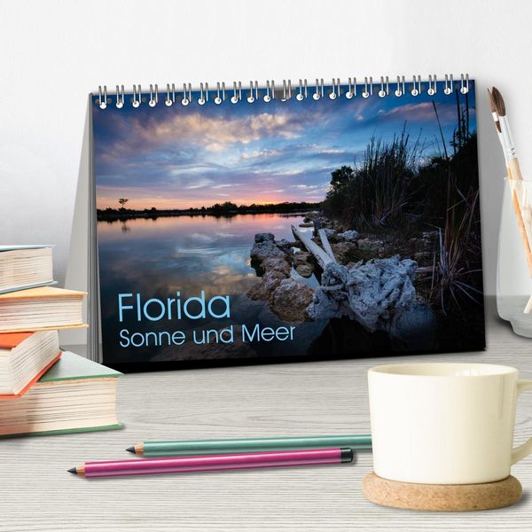 Produktbild: Florida. Sonne und Meer (Tischkalender 2026 DIN A5 quer), CALVENDO Monatskalender
