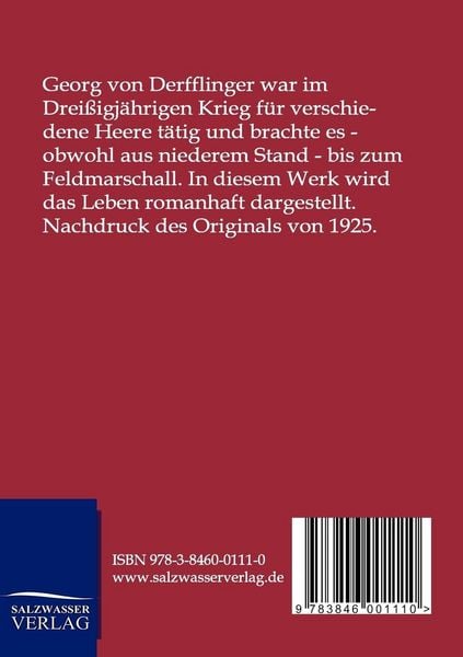 Produktbild: Der alte Derfflinger und sein Dragoner