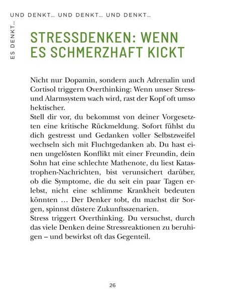 Produktbild: Die 1-Minuten-Strategie gegen Overthinking