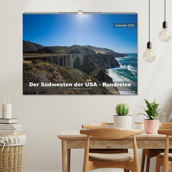 Produktbild: Der S&uuml;dwesten der USA - Rundreise (Wandkalender 2026 DIN A2 quer), CALVENDO Monatskalender