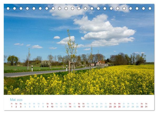 Produktbild: Unterwegs auf Usedom (Tischkalender 2026 DIN A5 quer), CALVENDO Monatskalender