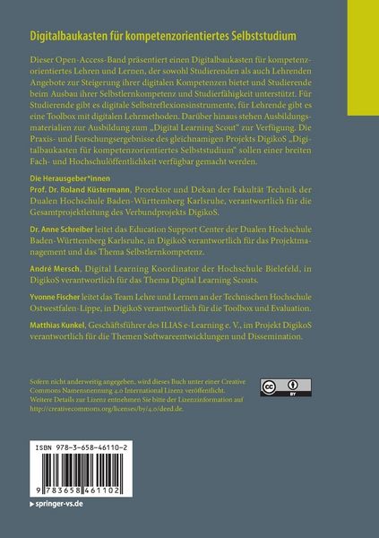 Produktbild: Digitalbaukasten f&uuml;r kompetenzorientiertes Selbststudium