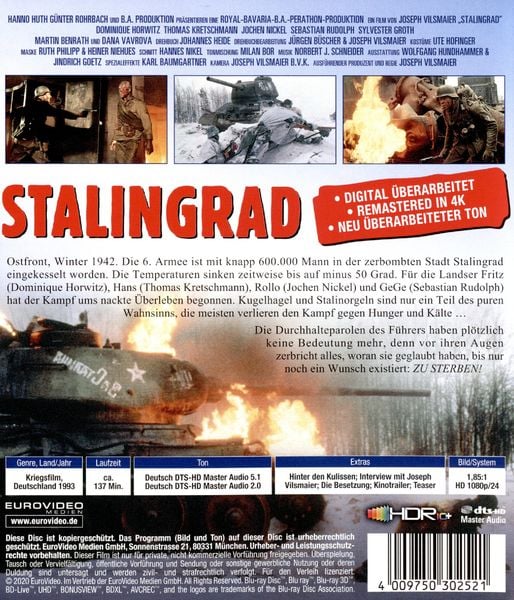 Produktbild: Stalingrad - Bis zum letzten Mann (4K Ultra HD)