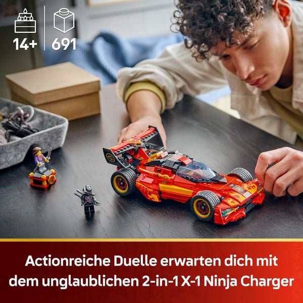 Produktbild: LEGO NINJAGO 71867 15-j&auml;hriges Jubil&auml;um: X-1 Ninja Supercar, DIY Set