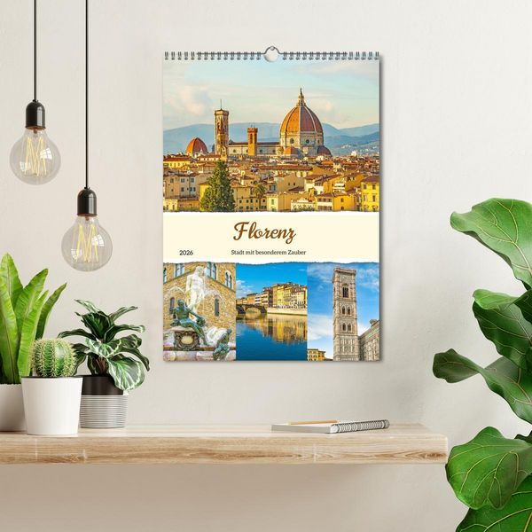 Produktbild: Florenz - Stadt mit besonderem Zauber (Wandkalender 2026 DIN A3 hoch), CALVENDO Monatskalender