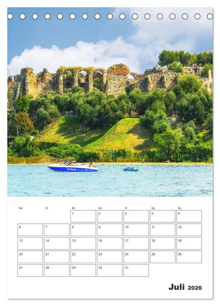 Produktbild: Sirmione - Reiseplaner (Tischkalender 2026 DIN A5 hoch), CALVENDO Monatskalender