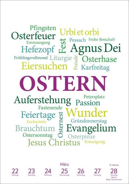 Produktbild: Was uns bewegt Wochen-Kulturkalender 2027 - Mit Worten auf Gedankenreise