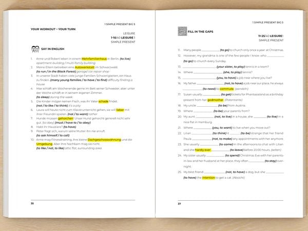 Produktbild: Englische Grammatik richtig anwenden - Teil 1: Englische Zeiten in der Praxis