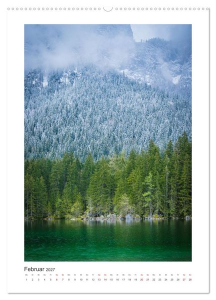 Produktbild: Ein Jahr am Hintersee (hochwertiger Premium Wandkalender 2027 DIN A2 hoch), Kunstdruck in Hochglanz